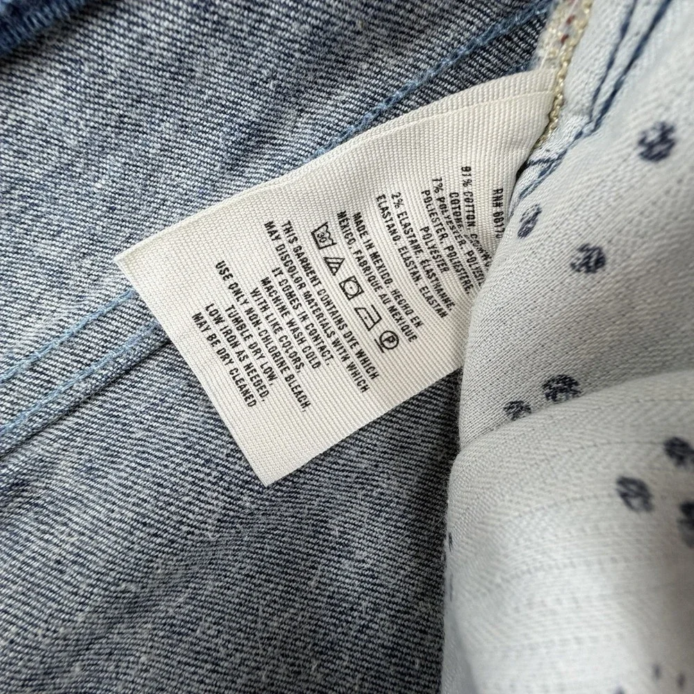 Anthropologie Pilcro and the Letterpress Sz 27 Slim Bootcut Distress Jeans - Picture 3 of 7